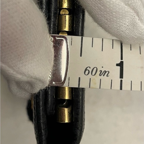 Salvatore Ferragamo Authentic Vintage Textured Black Key Holder - Picture 13 of 13